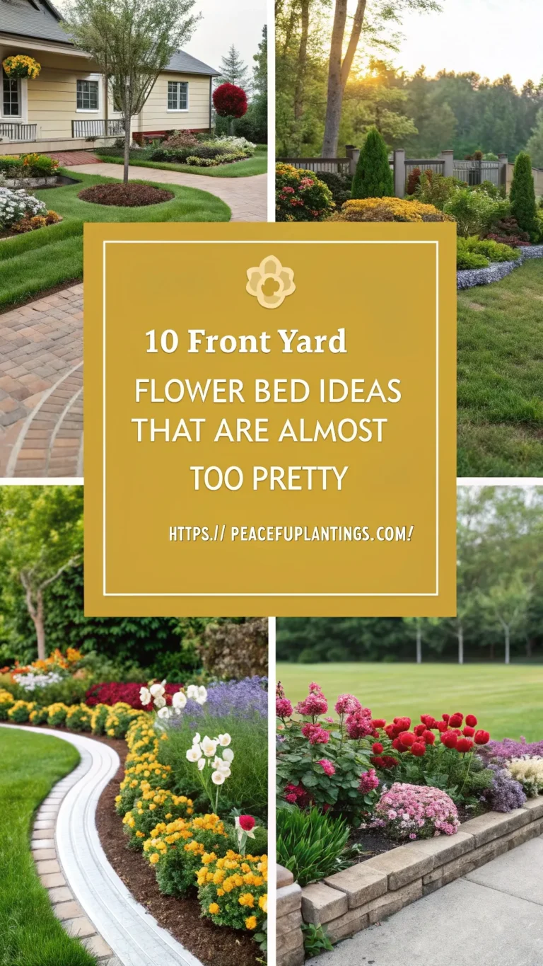 10 Front Yard Flower Bed Ideas That Are Almost Too Pretty
