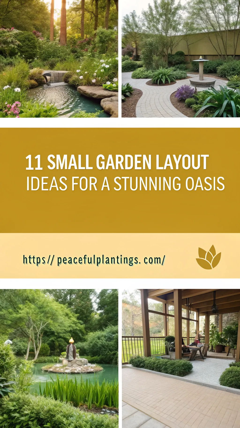 11 Small Garden Layout Ideas For A Stunning Oasis - Peaceful Plantings