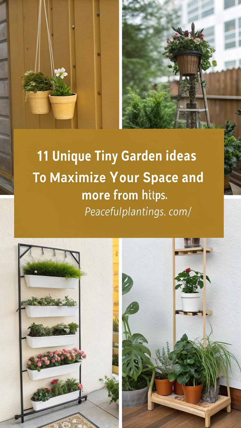 11 Unique Tiny Garden Ideas To Maximize Your Space