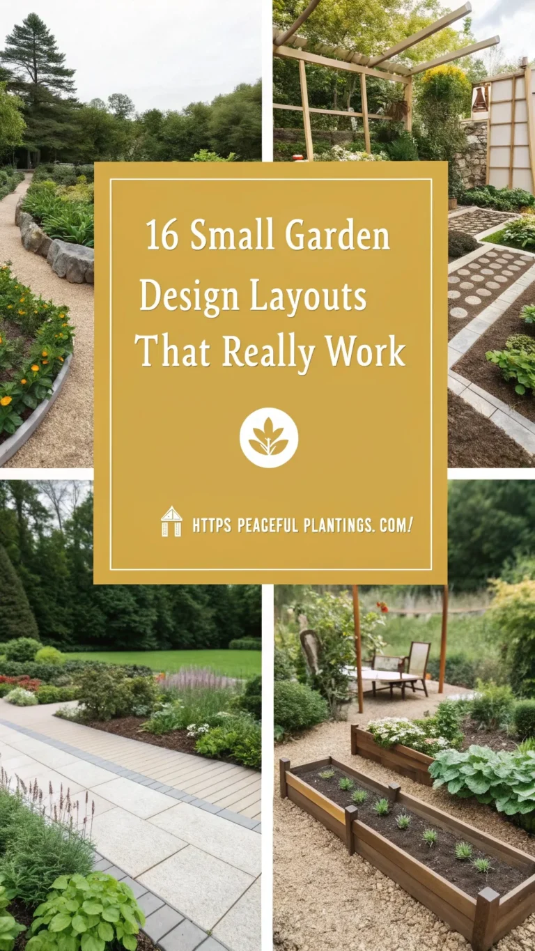 16 Small Garden Design Layouts That Really Work