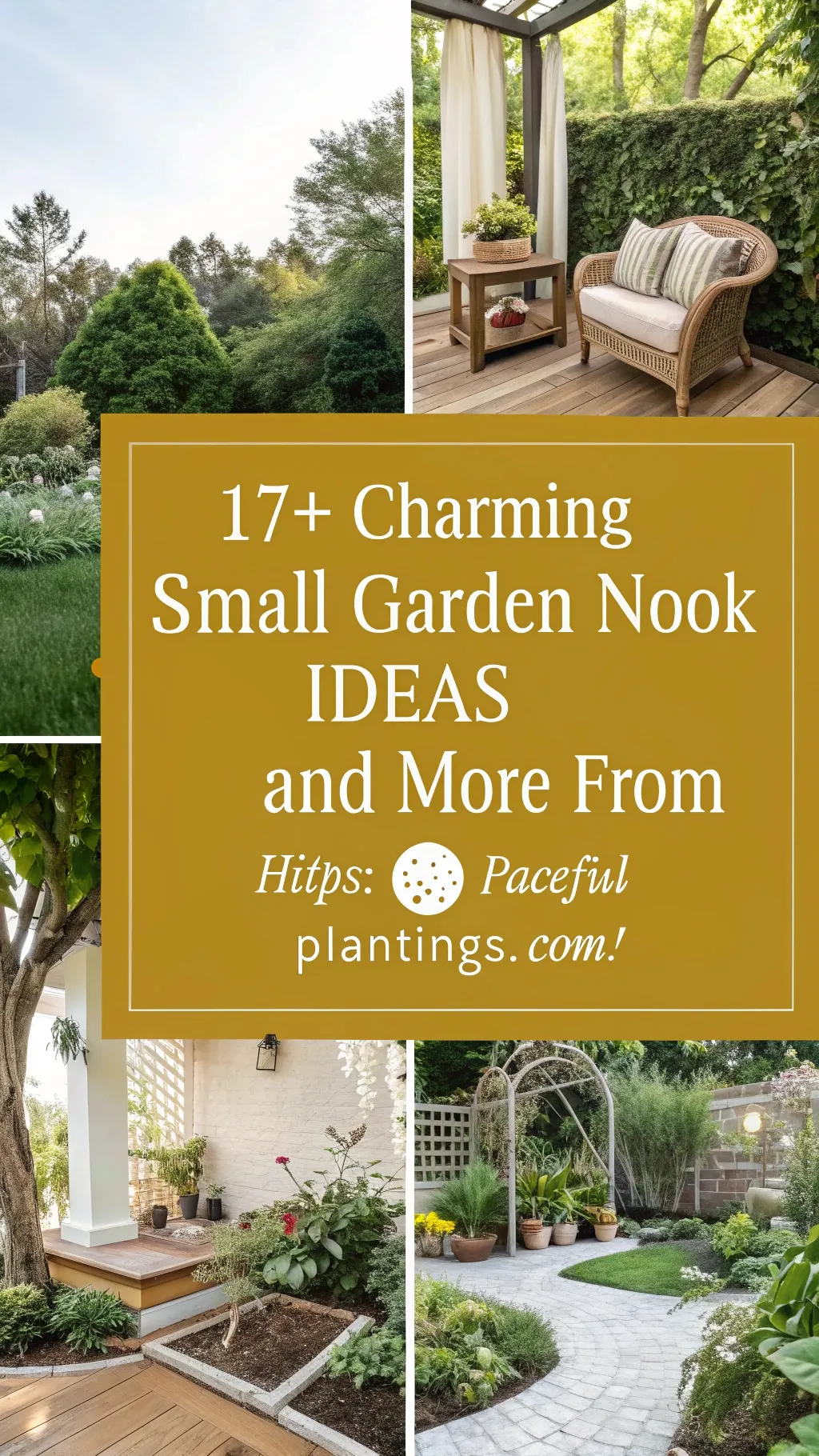 17+ Charming Small Garden Nook Ideas