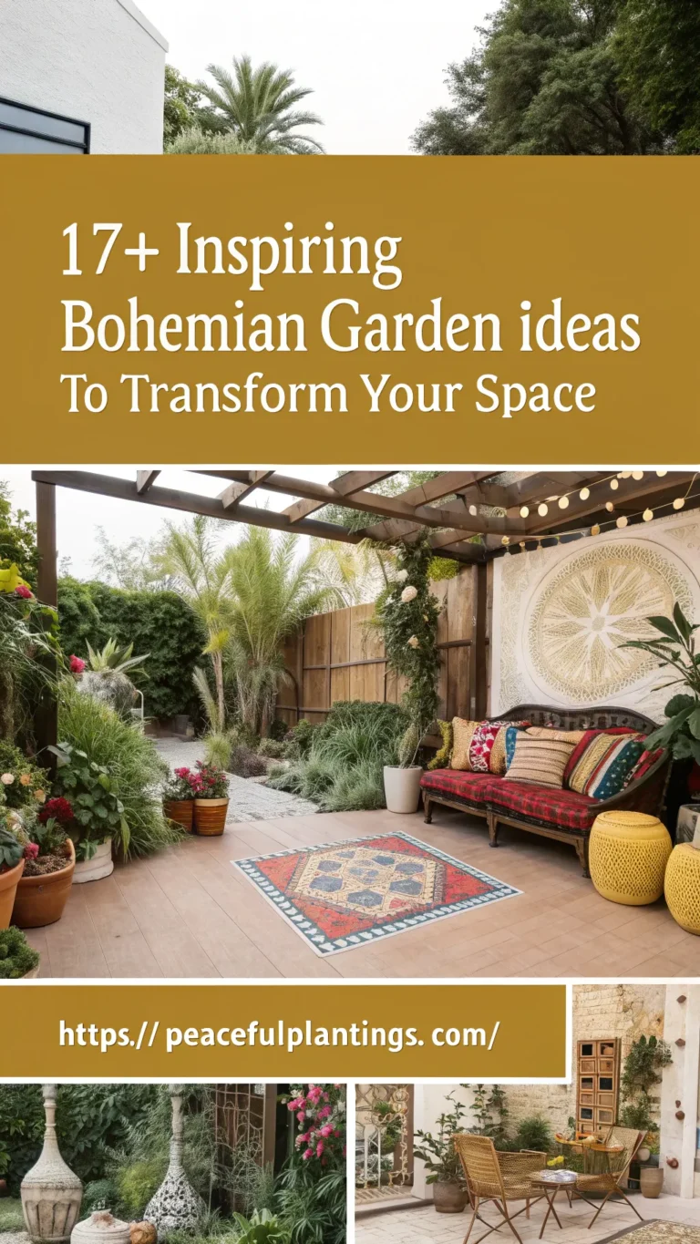 17+ Inspiring Bohemian Garden Ideas to Transform Your Space