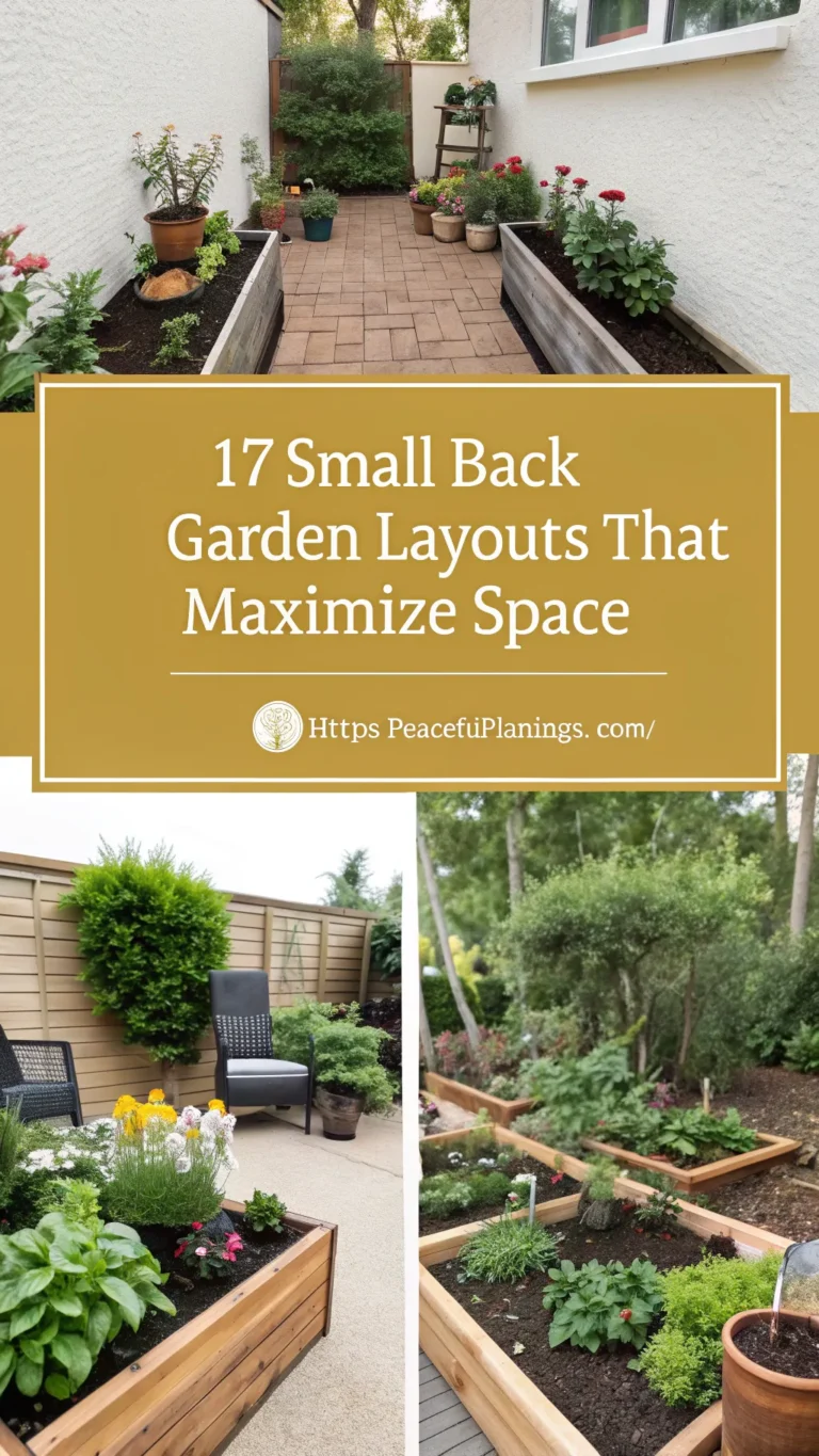 17 Small Back Garden Layouts That Maximize Space