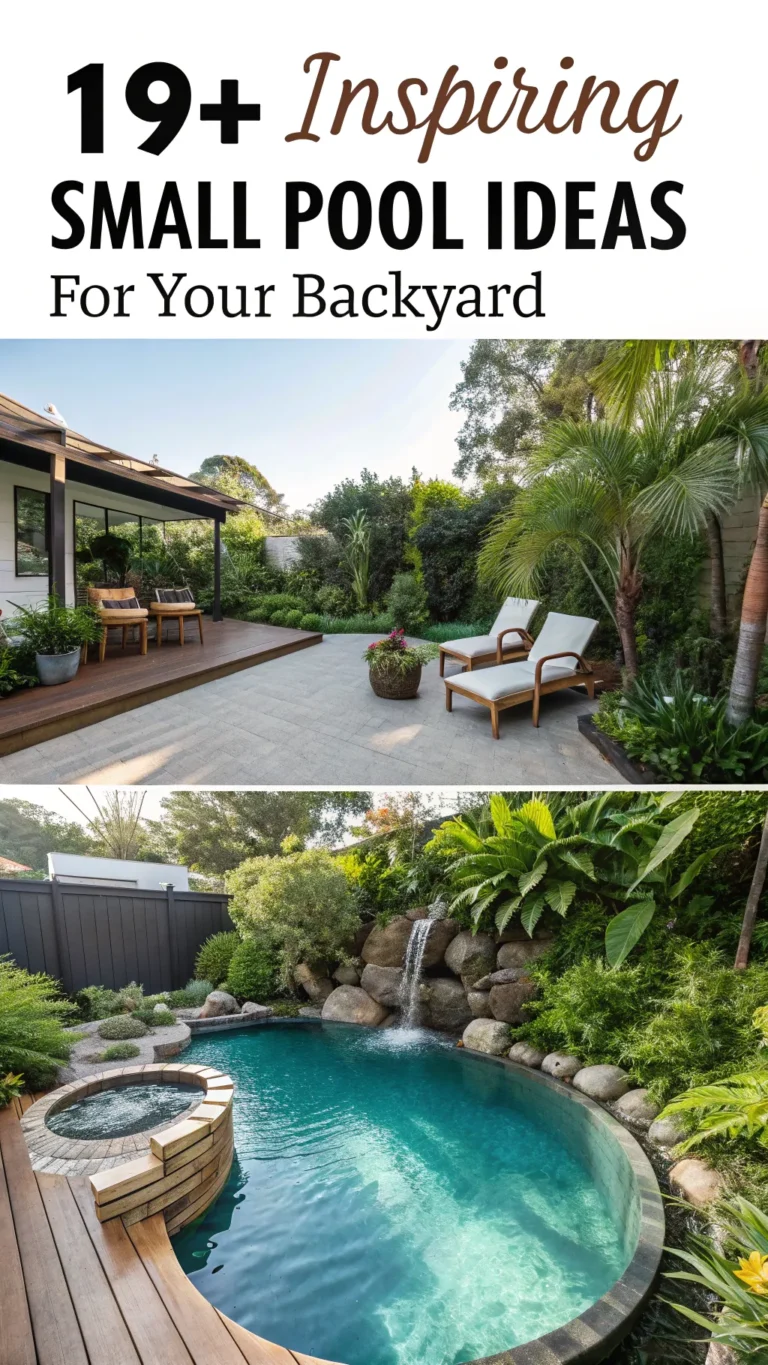 19+ Inspiring Small Pool Ideas for Your Backyard