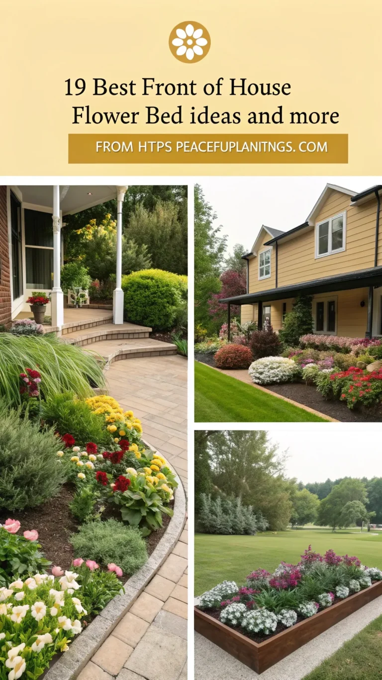19 Best Front of House Flower Bed Ideas