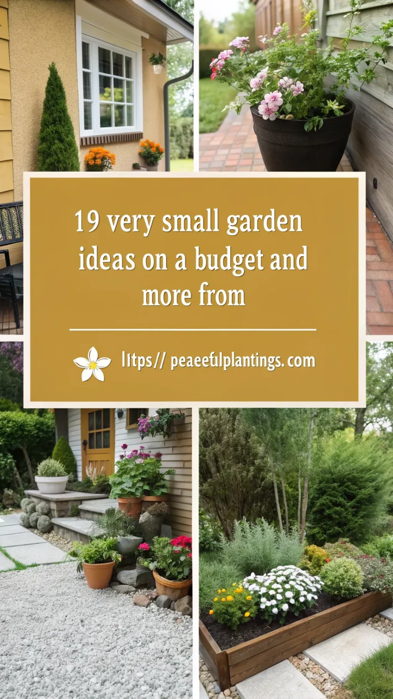 19 Very Small Garden Ideas on a Budget