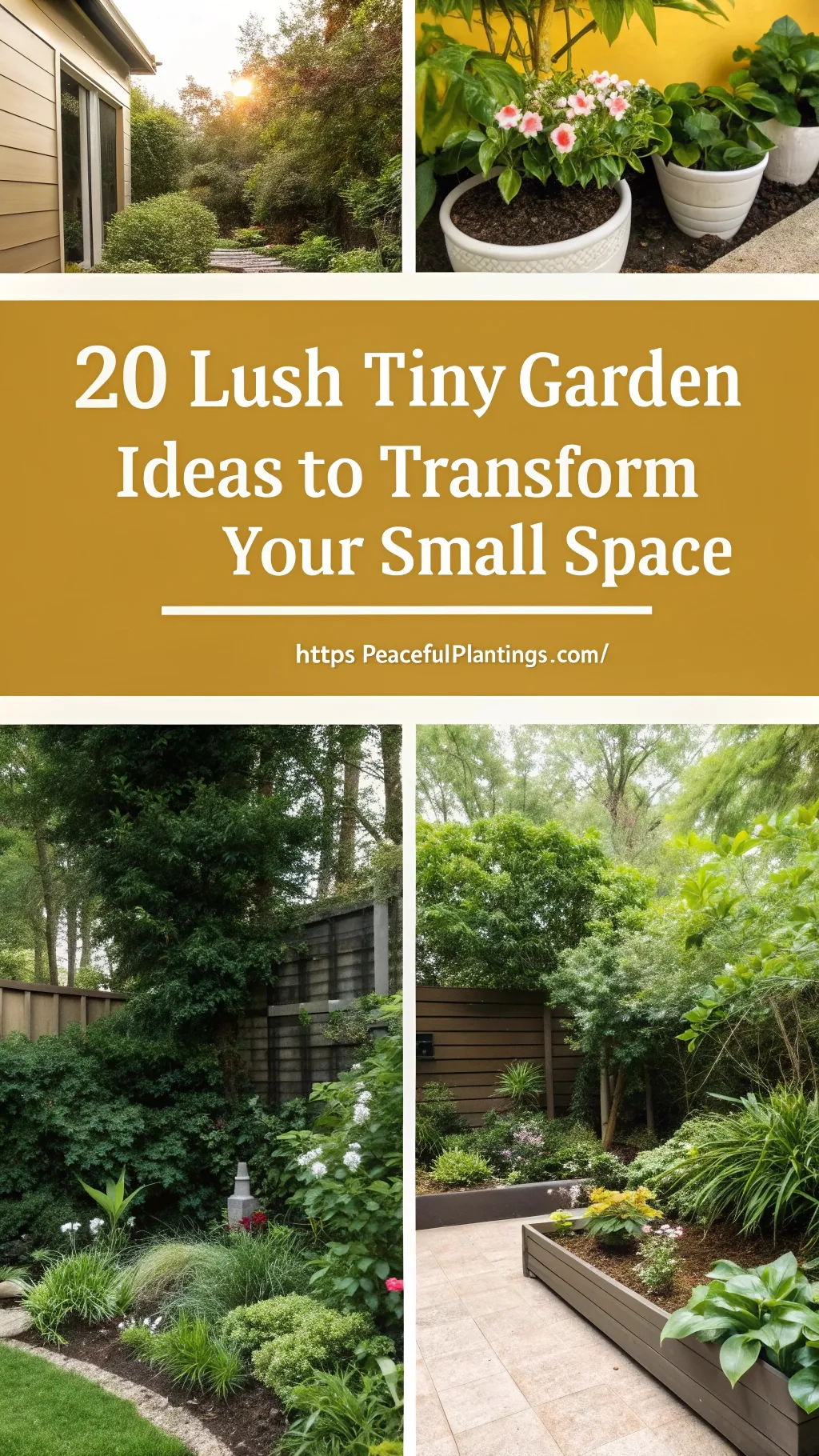 20 Lush Tiny Garden Ideas To Transform Your Small Space