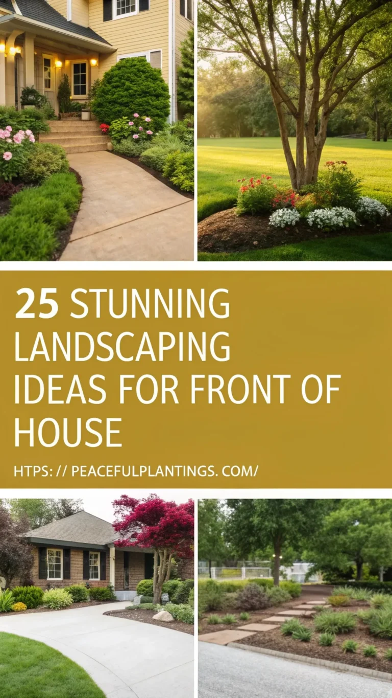 25 Stunning Landscaping Ideas for Front of House