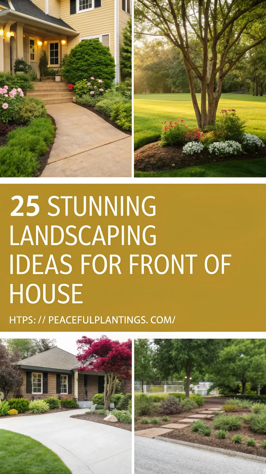 25 Stunning Landscaping Ideas for Front of House