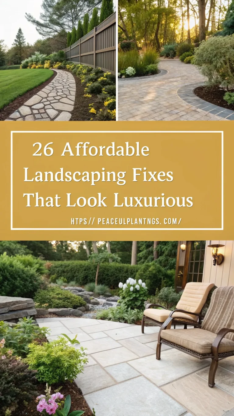 26 Affordable Landscaping Fixes That Look Luxurious