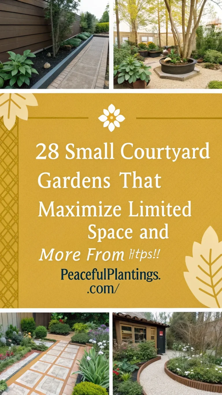 28 Small Courtyard Gardens That Maximize Limited Space