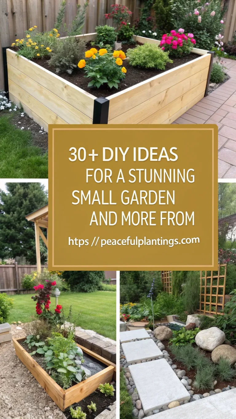 30+ DIY Ideas for a Stunning Small Garden