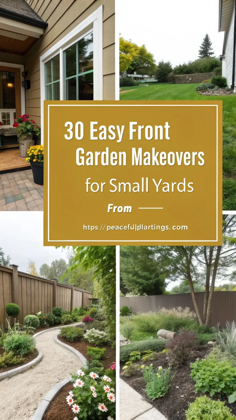 30 Easy Front Garden Makeovers for Small Yards