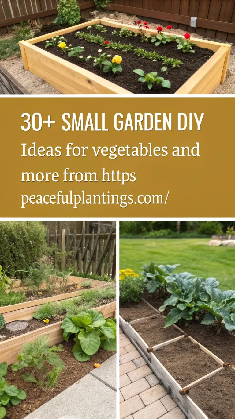 30+ Small Garden DIY Ideas for Vegetables