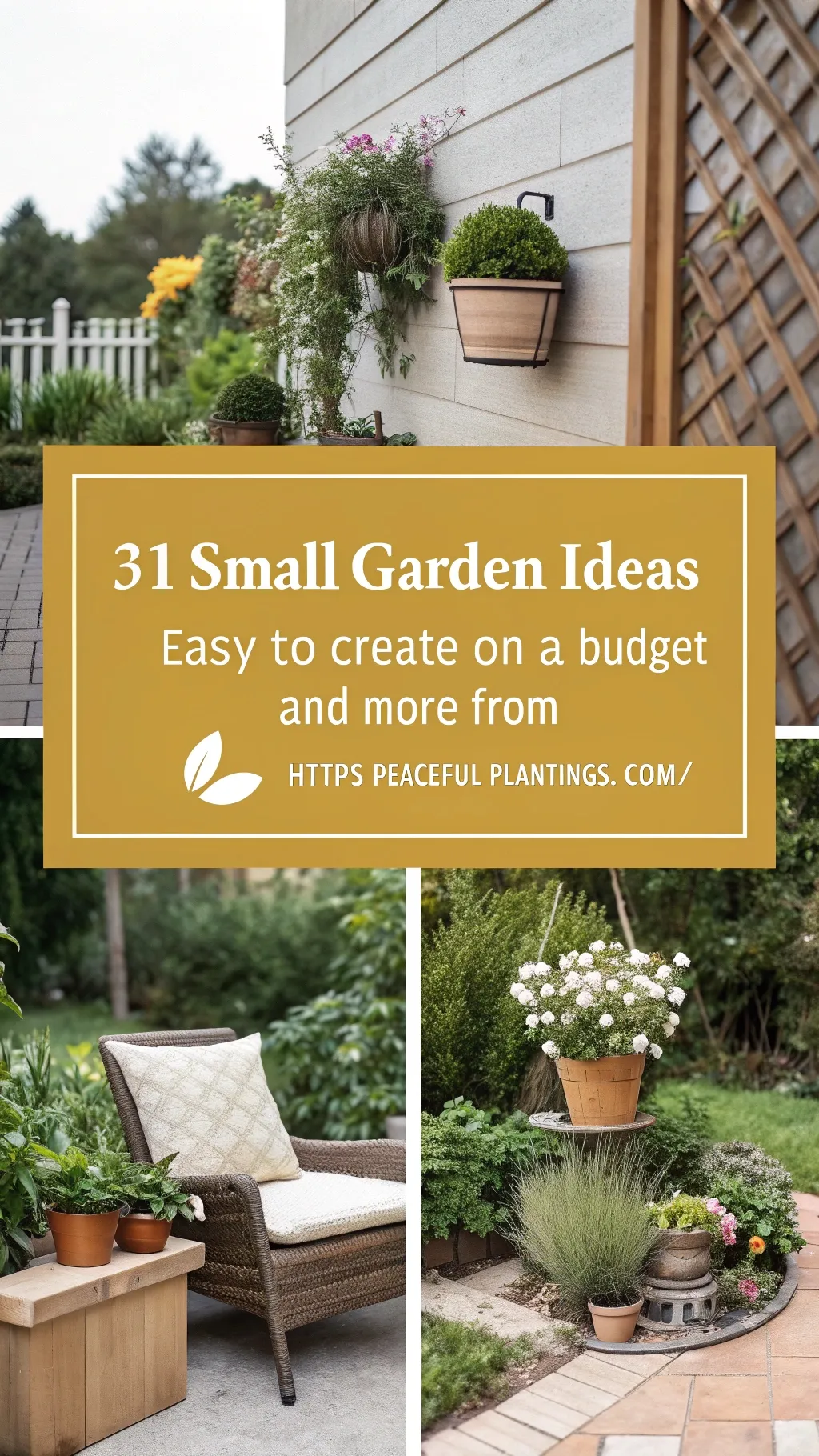 31 Small Garden Ideas Easy to Create on a Budget