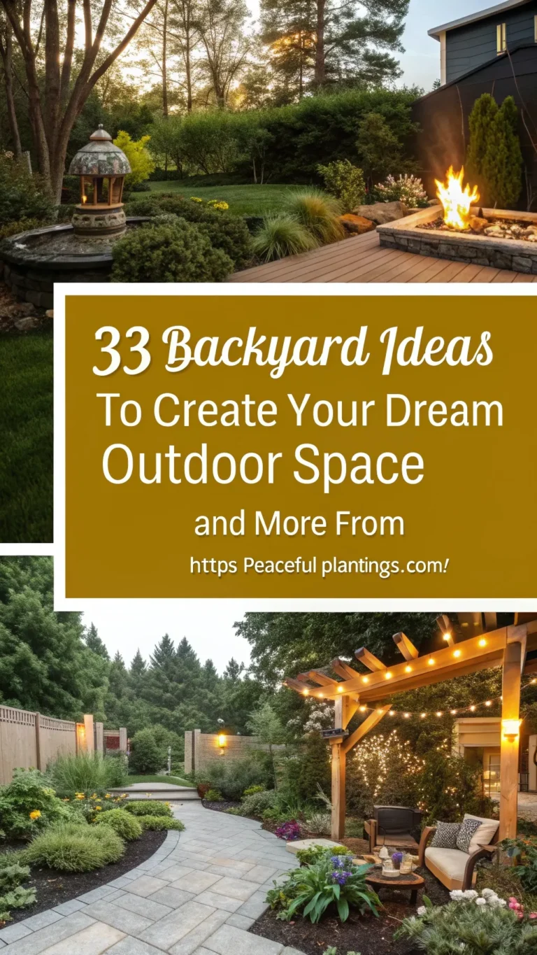 33 Backyard Ideas to Create Your Dream Outdoor Space