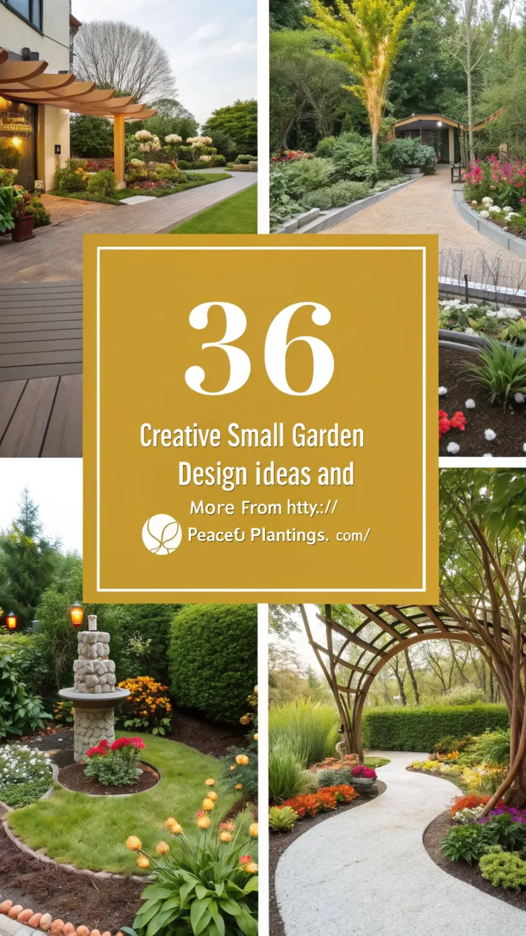 36 Creative Small Garden Design Ideas
