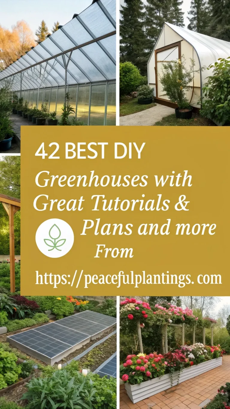 42 Best DIY Greenhouses with Great Tutorials & Plans