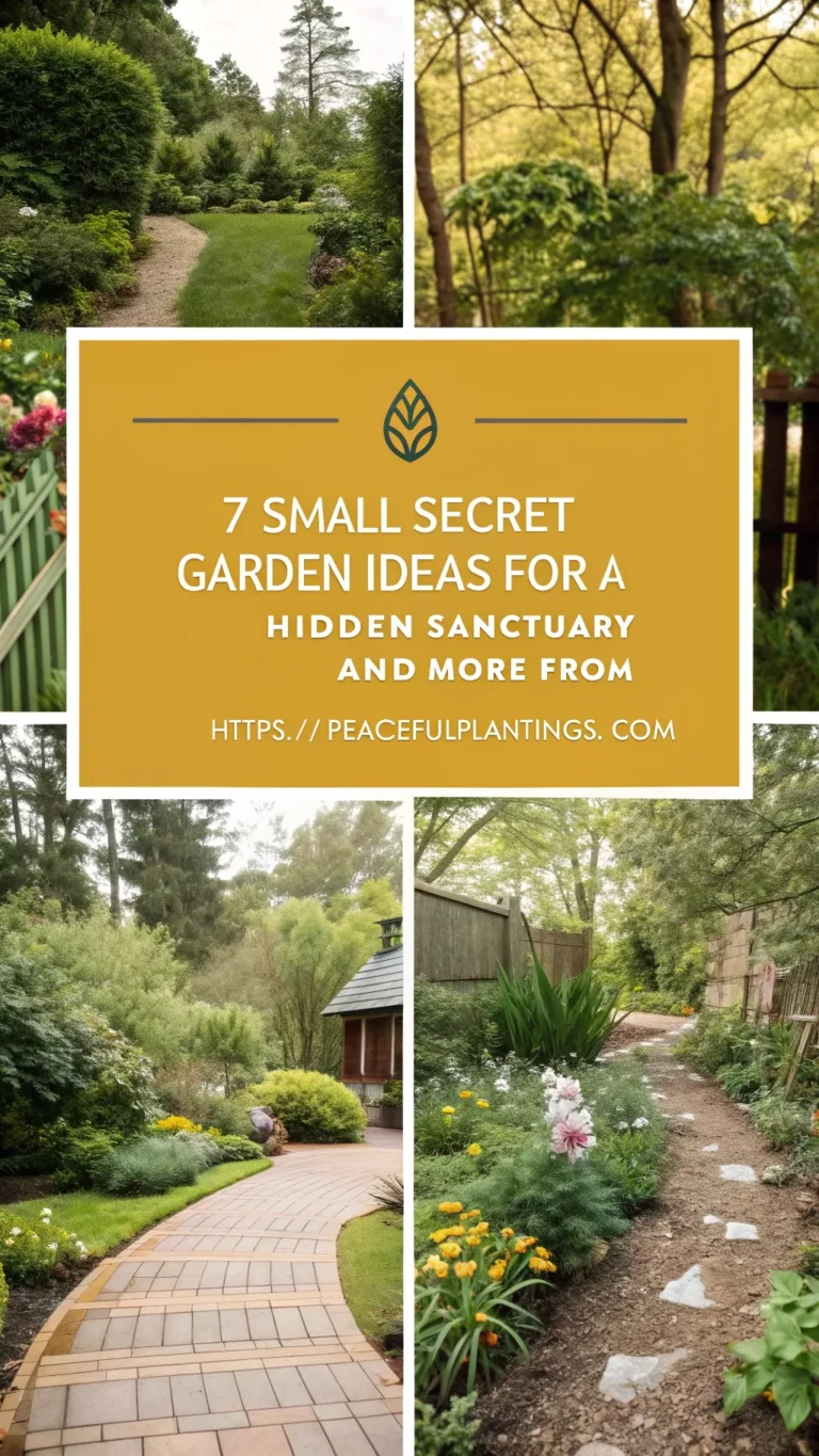7 Small Secret Garden Ideas for a Hidden Sanctuary