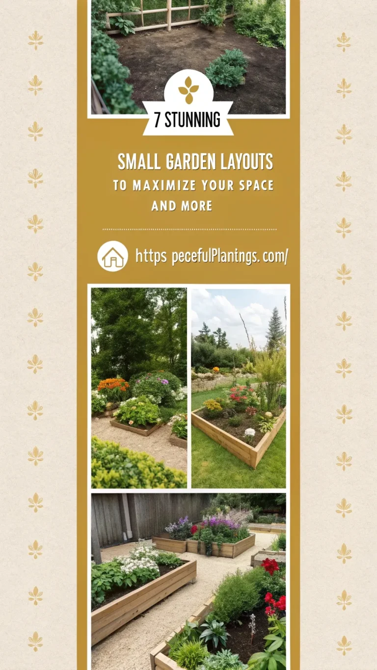 7 Stunning Small Garden Layouts to Maximize Your Space