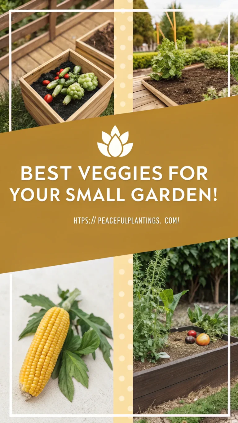 Best Veggies for Your Small Garden
