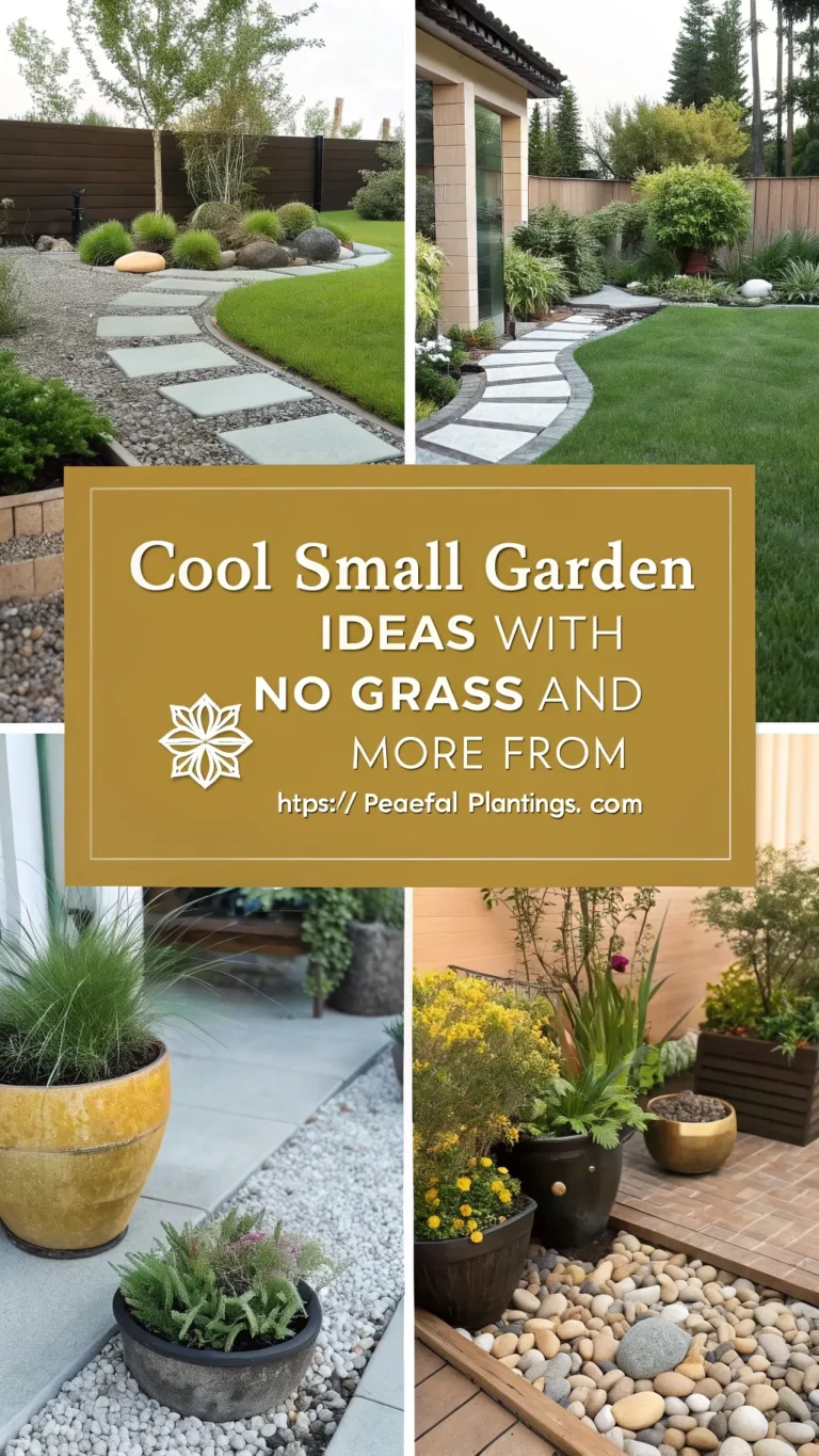 Cool Small Garden Ideas with No Grass