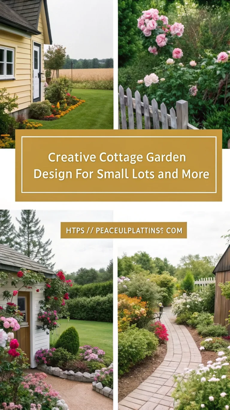 Creative Cottage Garden Design for Small Lots