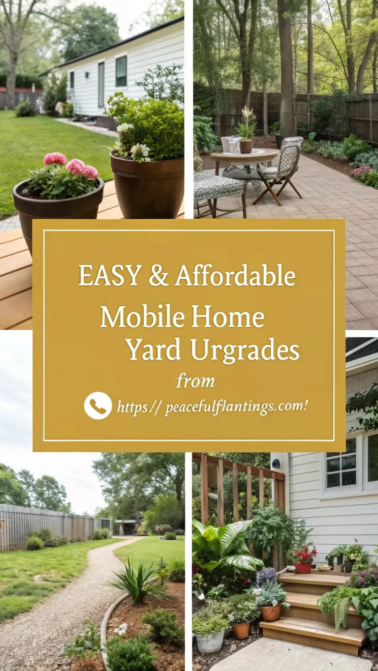 Easy & Affordable Mobile Home Yard Upgrades