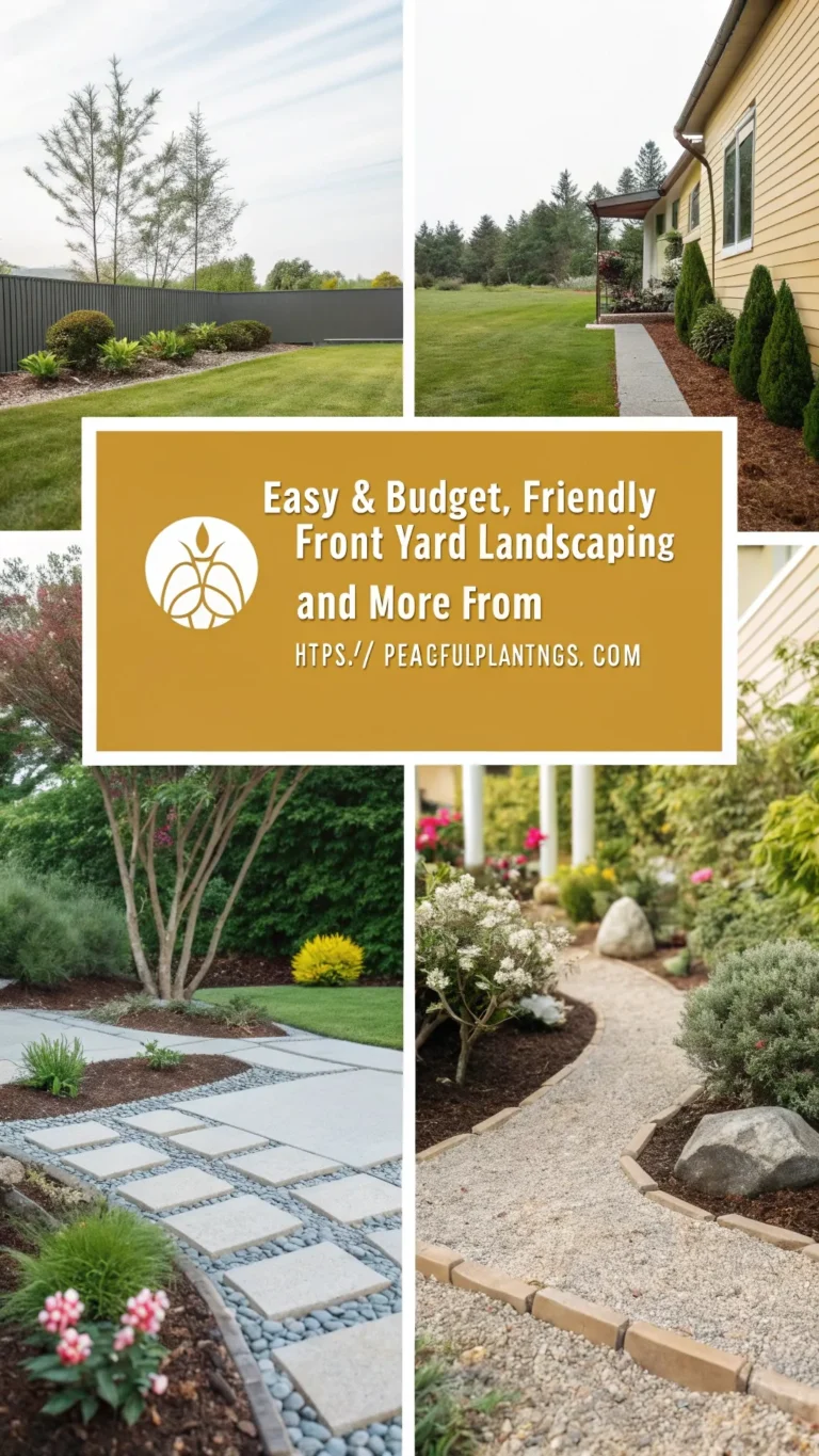Easy & Budget-Friendly Front Yard Landscaping