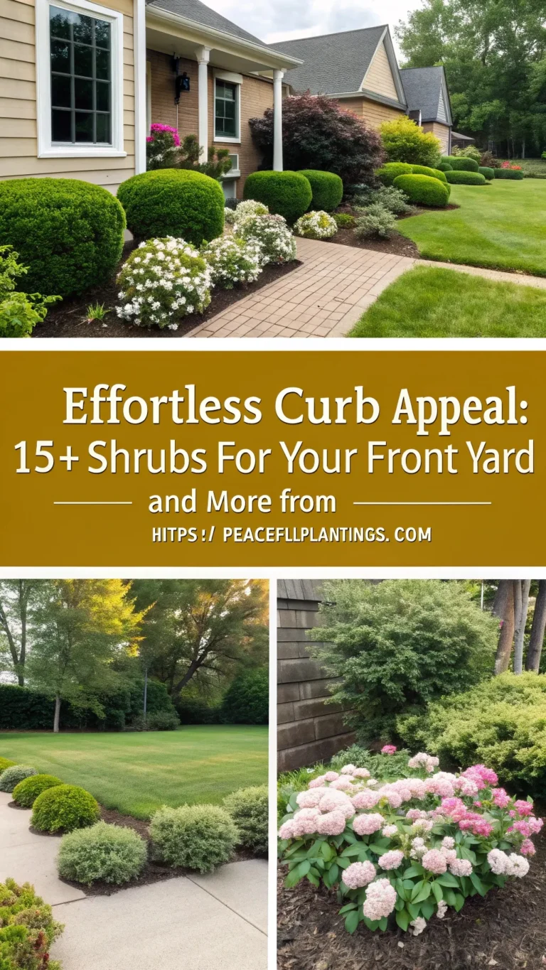 Effortless Curb Appeal 15+ Shrubs for Your Front Yard