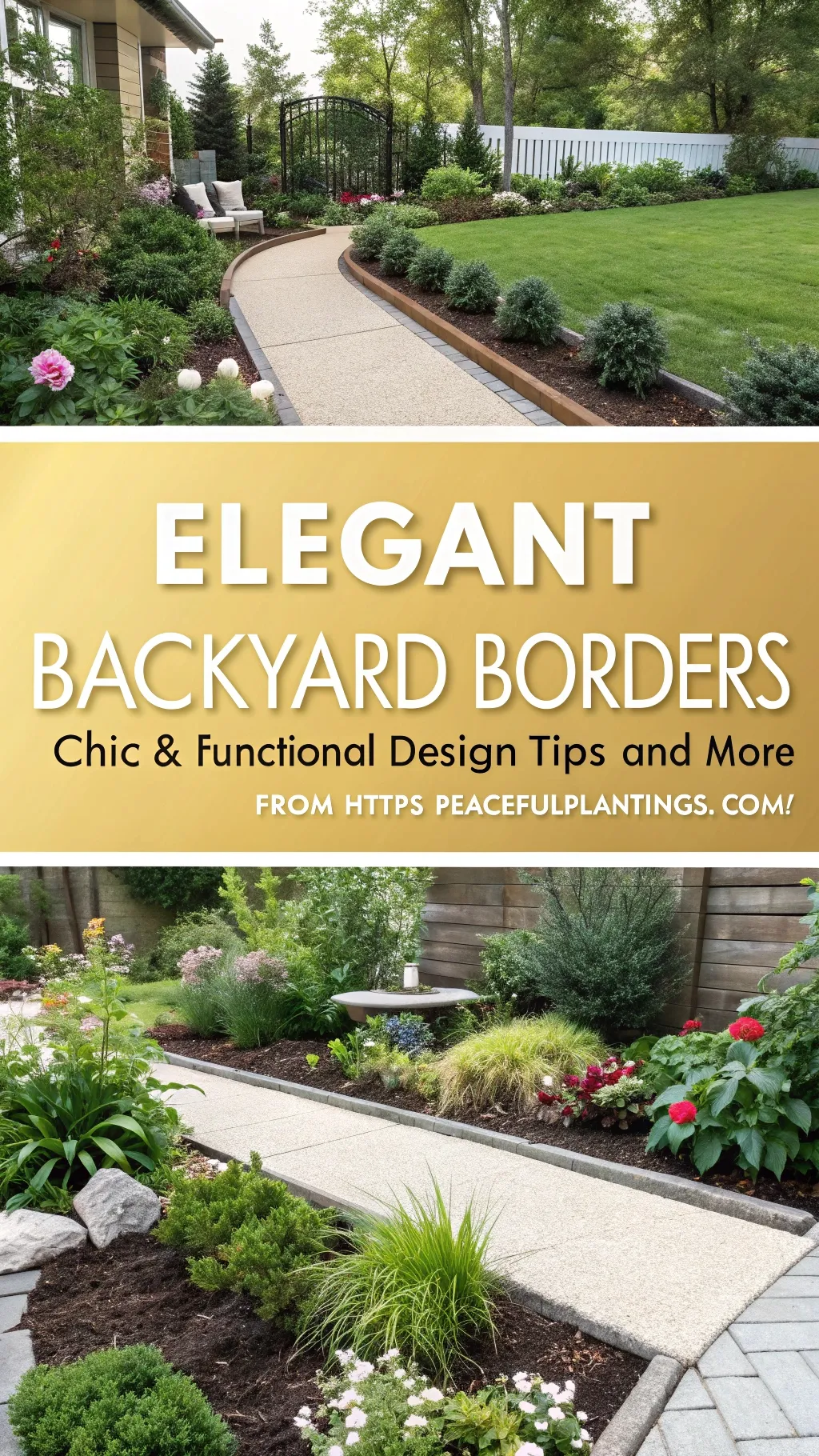 Elegant Backyard Borders Chic & Functional Design Tips