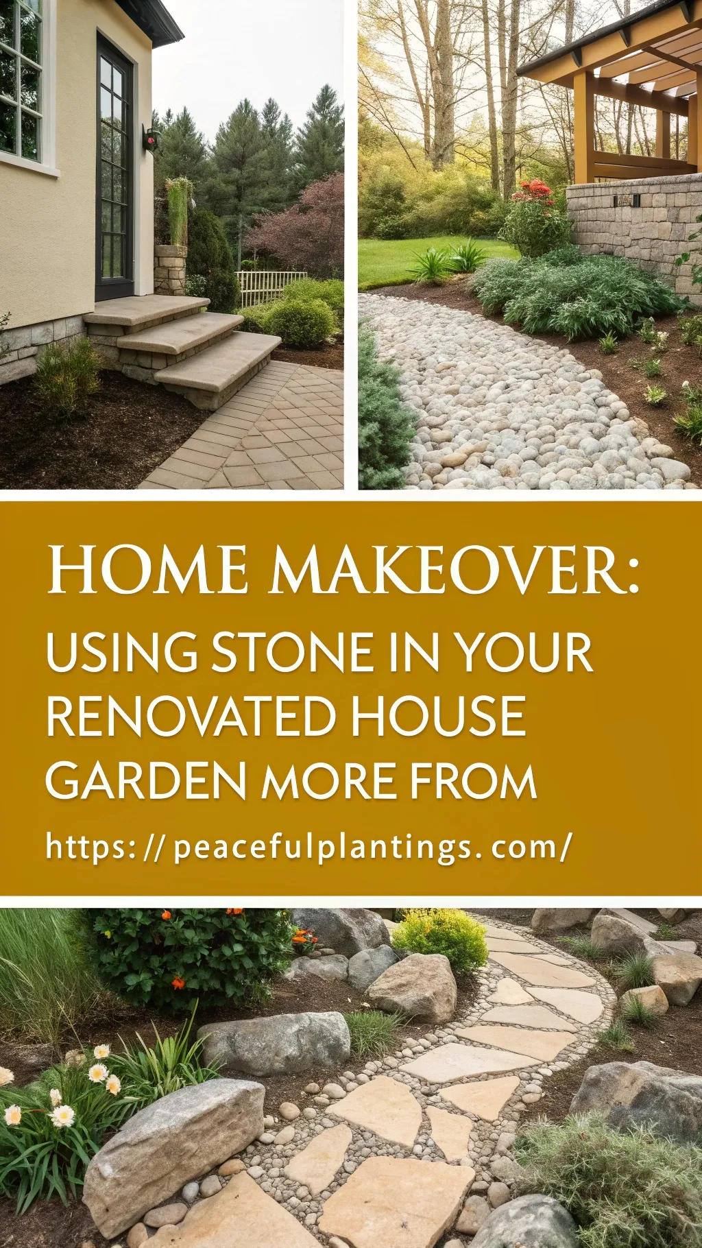 Home Makeover Using Stone in Your Renovated House Garden