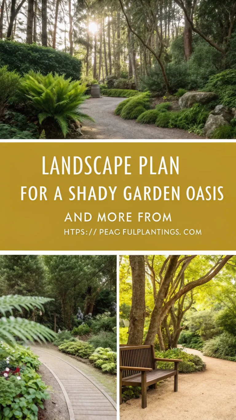 Landscape Plan for a Shady Garden Oasis