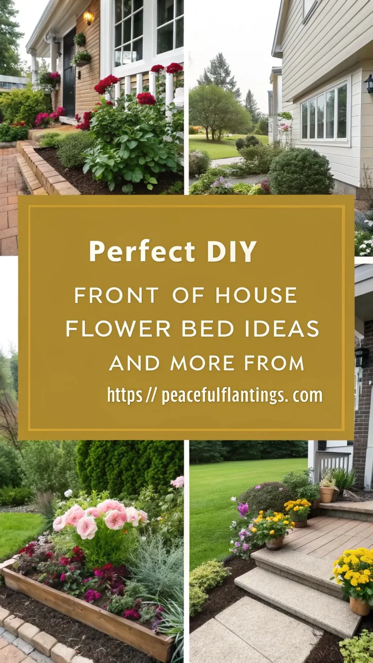 Perfect DIY Front of House Flower Bed Ideas