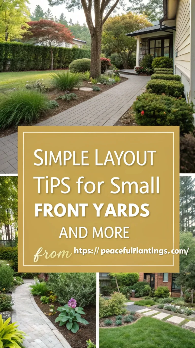Simple Layout Tips for Small Front Yards