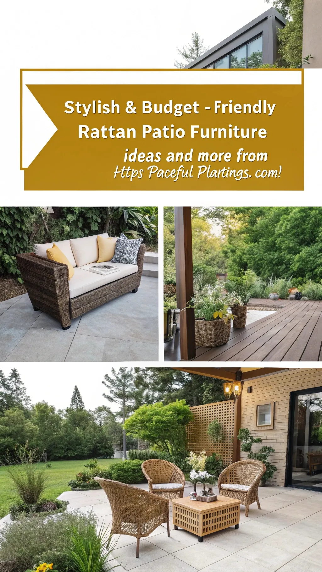 Stylish & Budget-Friendly Rattan Patio Furniture Ideas
