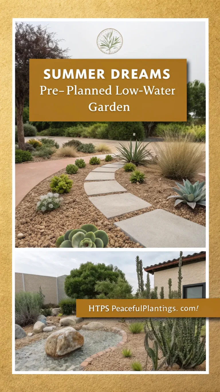 Summer Dreams Pre-Planned Low-Water Garden
