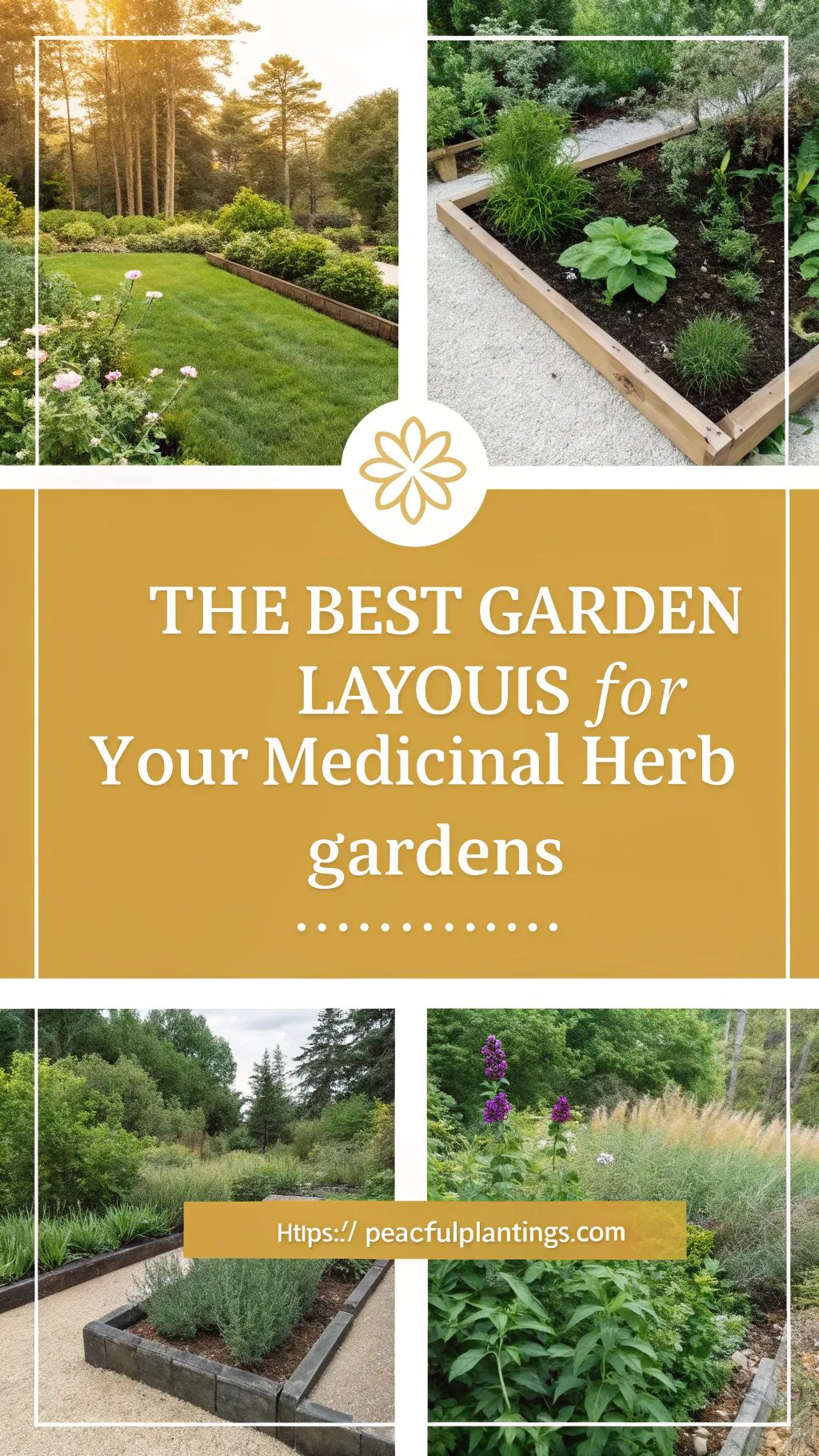 The Best Garden Layouts For Your Medicinal Herb Gardens - Peaceful ...