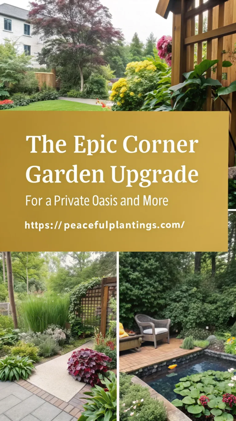 The EPIC Corner Garden Upgrade for a Private Oasis